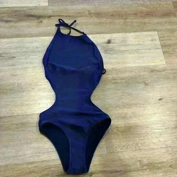 Agua doce blue one piece swimsuit - Picture 1 of 3